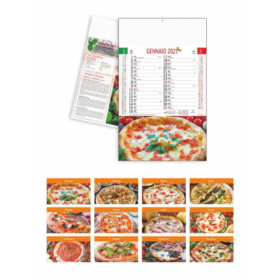 B/13 Calendario Pizza