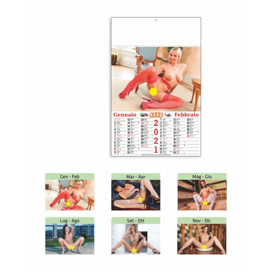 B/17 - Calendario Nudo Hard "Chiedi preventivo"