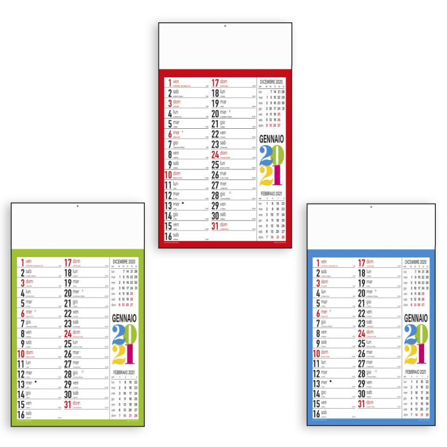 B/64 - Calendario Svedese "Chiedi preventivo"